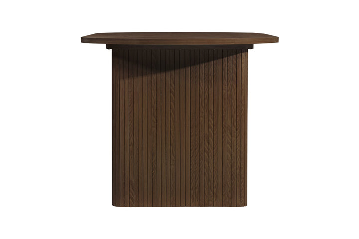 Birlea Axel Oval Fluted Dining Table (Self Assembly) (DHD)