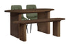 Birlea Axel Oval Fluted Dining Table With 2 Chairs And Bench (Self Assembly) (DHD)