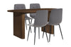 Birlea Axel Oval Fluted Dining Table With 4 Chairs (Self Assembly) (DHD)