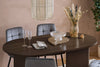 Birlea Axel Oval Fluted Dining Table With 4 Chairs (Self Assembly) (DHD)