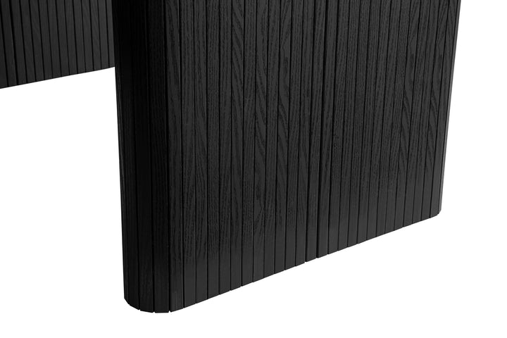 Birlea Axel Oval Fluted Dining Table With 4 Chairs (Self Assembly) (DHD)