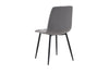 Birlea Axel Round Fluted Dining Table with 4 Chairs (Self Assembly) (DHD)
