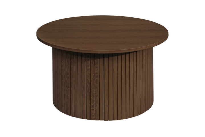 Birlea Axel Round Fluted Coffee Table (Self Assembly) (DHD)