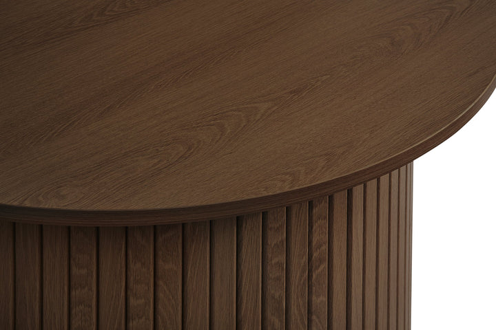 Birlea Axel Round Fluted Coffee Table (Self Assembly) (DHD)