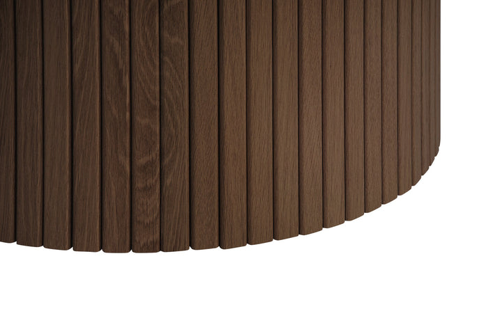 Birlea Axel Round Fluted Coffee Table (Self Assembly) (DHD)