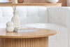 Birlea Axel Round Fluted Coffee Table (Self Assembly) (DHD)
