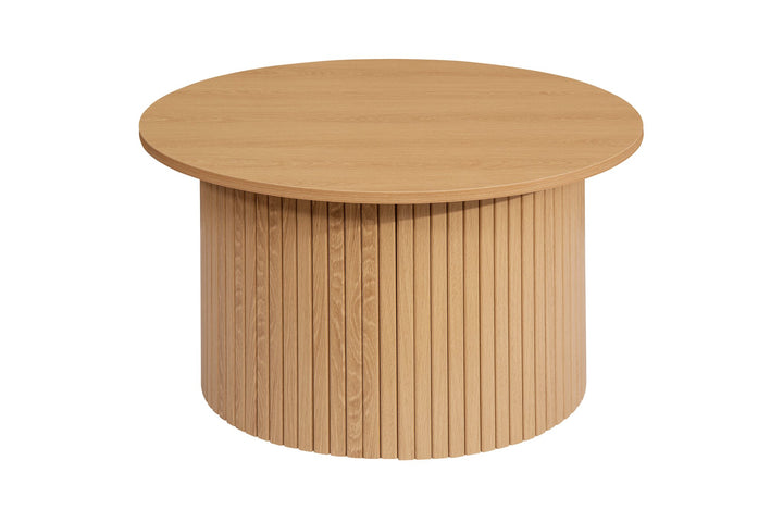 Birlea Axel Round Fluted Coffee Table (Self Assembly) (DHD)