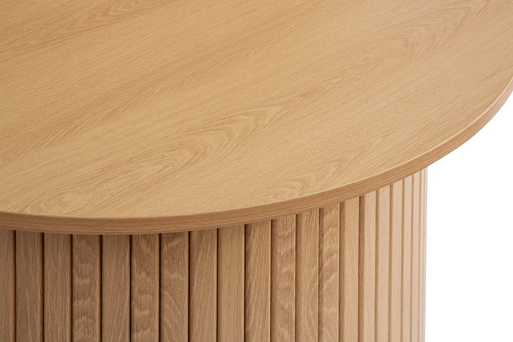 Birlea Axel Round Fluted Coffee Table (Self Assembly) (DHD)