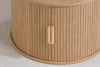 Birlea Axel Round Fluted Coffee Table with Storage (Self Assembly) (DHD)