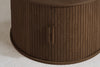 Birlea Axel Round Fluted Coffee Table with Storage (Self Assembly) (DHD)