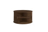 Birlea Axel Round Fluted Coffee Table with Storage (Self Assembly) (DHD)