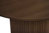 Birlea Axel Round Fluted Dining Table (Self Assembly) (DHD)