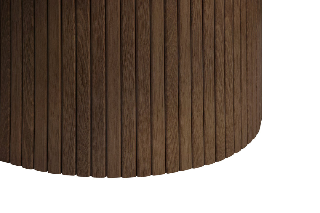 Birlea Axel Round Fluted Dining Table (Self Assembly) (DHD)