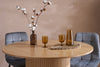 Birlea Axel Round Fluted Dining Table (Self Assembly) (DHD)