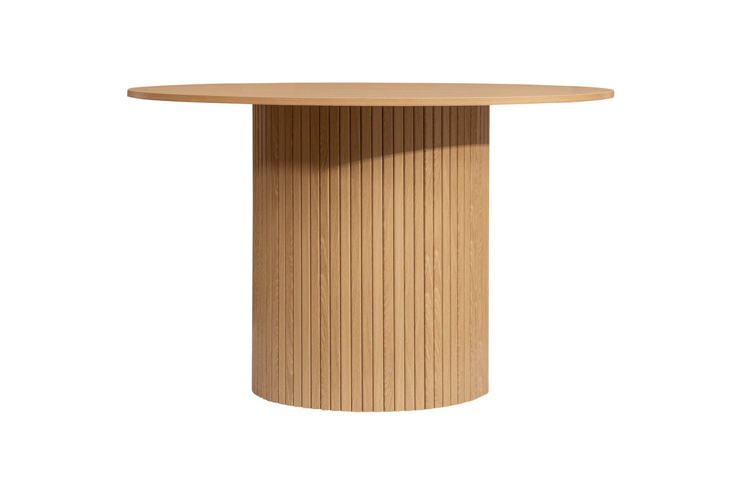 Birlea Axel Round Fluted Dining Table (Self Assembly) (DHD)