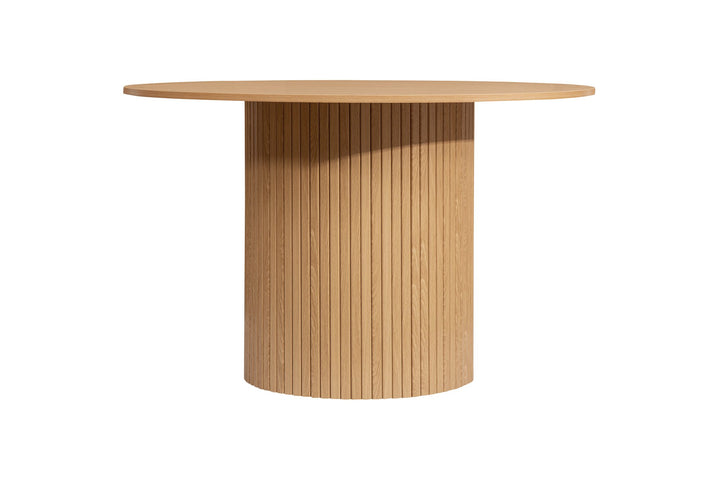 Birlea Axel Round Fluted Dining Table (Self Assembly) (DHD)