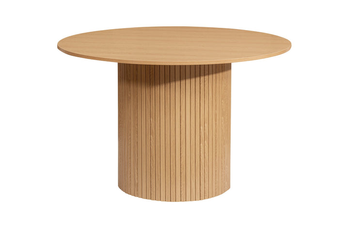 Birlea Axel Round Fluted Dining Table (Self Assembly) (DHD)