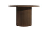 Birlea Axel Round Fluted Dining Table (Self Assembly) (DHD)