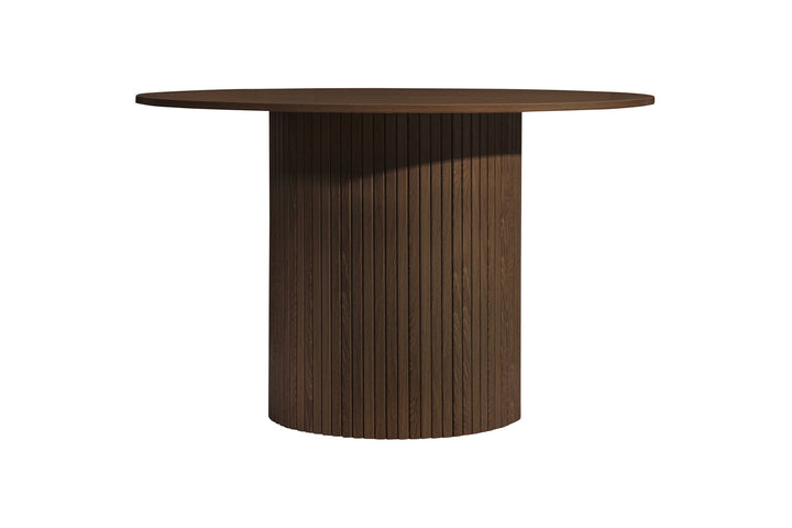 Birlea Axel Round Fluted Dining Table (Self Assembly) (DHD)