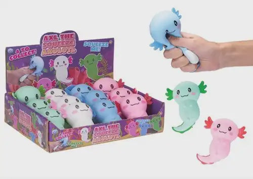 Axoloti Squeeze 10x9cm 4 assorted