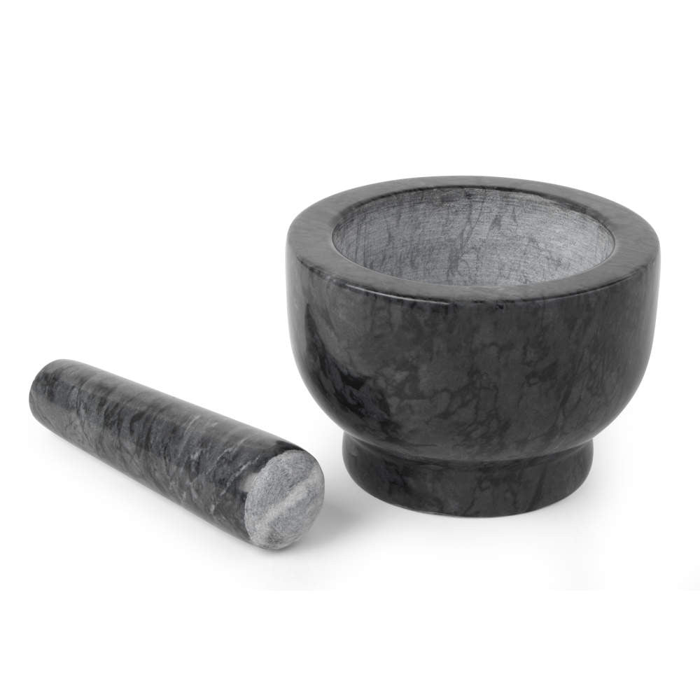 Salter Marble Pestle and Mortar, Black