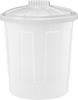 21L Fun Bin & Lid Clear/Cool Grey