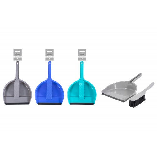 Coco & Gray Dustpan & Brush Rubber Edge 3 Colours