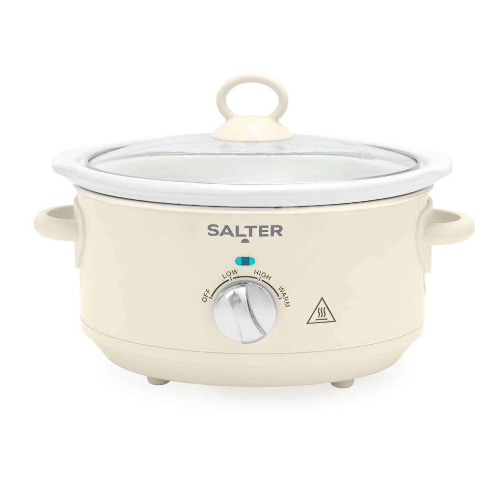 Salter Retro 3.5L Slow Cooker – Cream