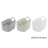 Rattan Collection  Small Rattan Basket 24.5x16.5x16Cm 3 Assorted Colours