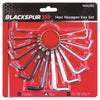 Blackspur Hex Key Set - 14 Pieces