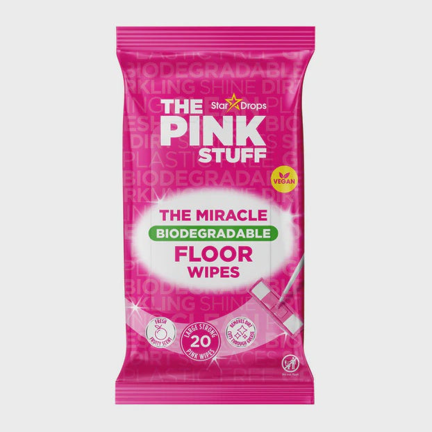 The Pink Stuff Floor Wipes - Pack of 20