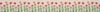 Ribbon: Poppy and Leaves: 25mm: Sold by the Metre