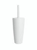 Boda Plastic Toilet Brush & Holder - White