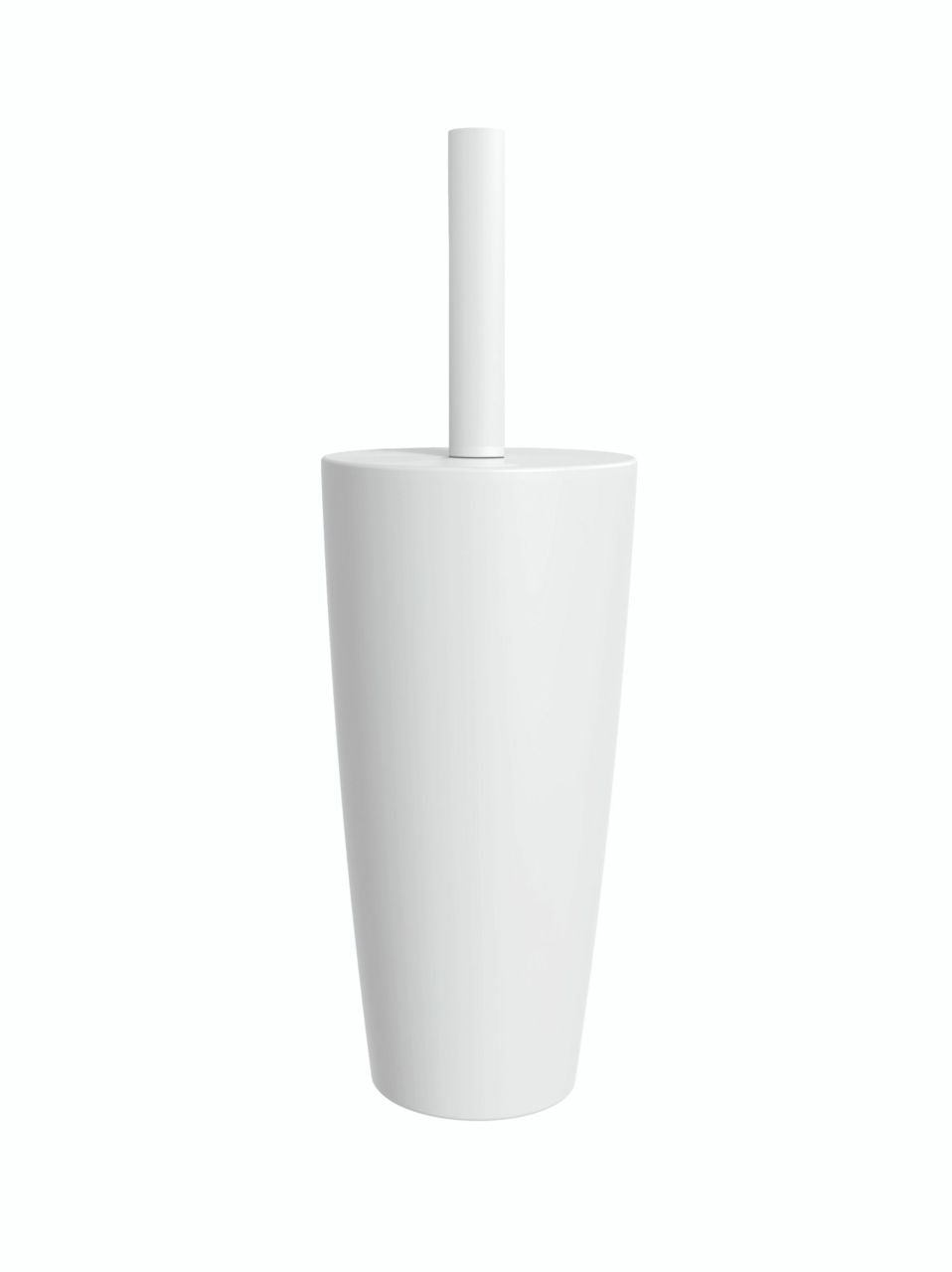 Boda Plastic Toilet Brush & Holder - White