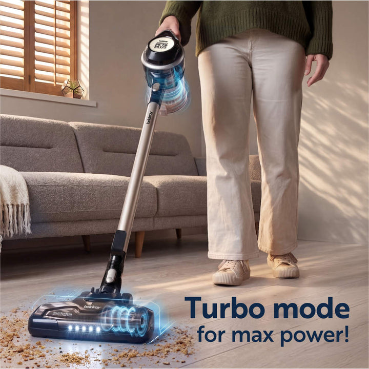 Beldray Airgility Pet Plus+ Cordless Vacuum Cleaner - Platinum