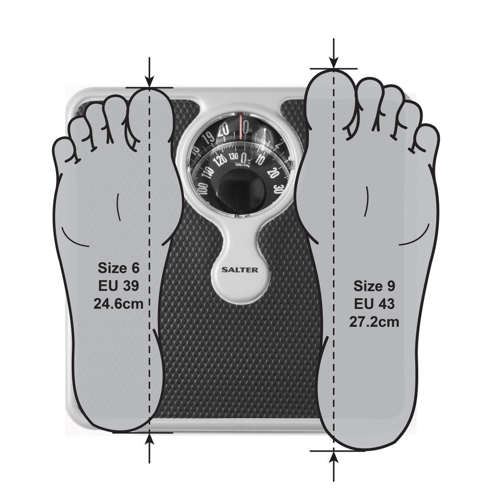 Salter Compact Mechanical Bathroom Scale with Magnifying Lens White