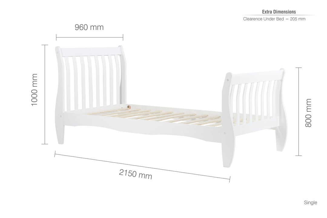 Birlea Belford Bed (Self Assembly) (DHD)