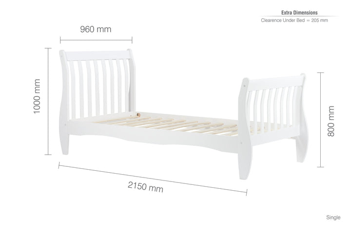 Birlea Belford Bed (Self Assembly) (DHD)
