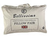 Bellissimo Goose Feather & Down Pair of Pillows