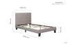 Birlea Berlin Bed (Self Assembly) (DHD)