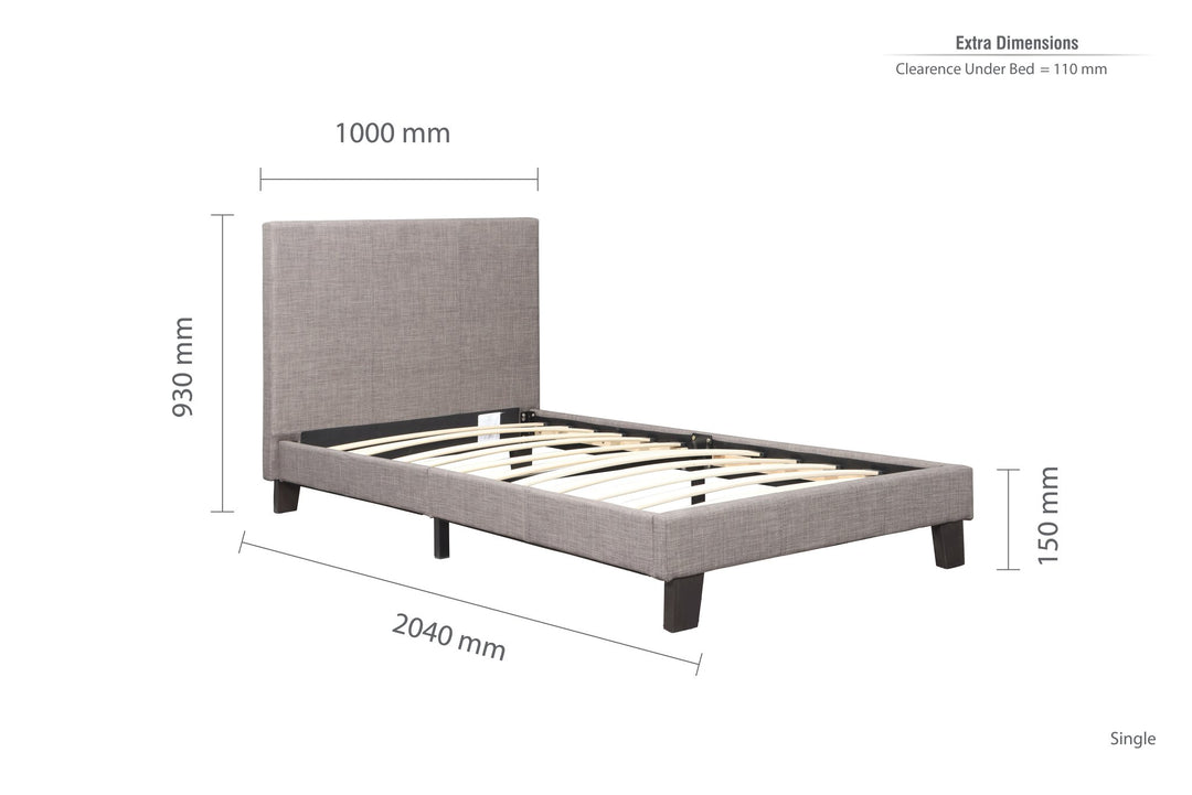 Birlea Berlin Bed (Self Assembly) (DHD)