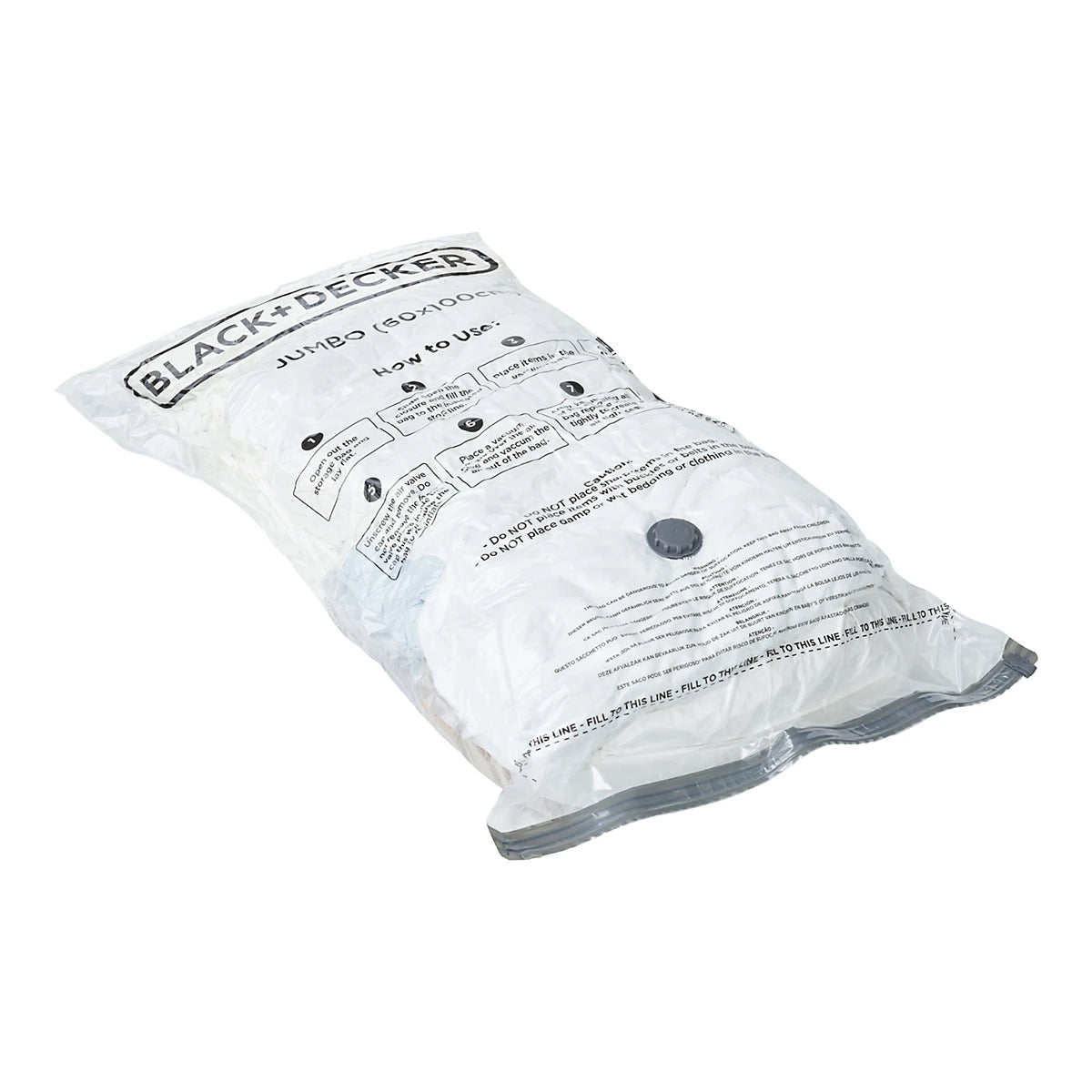 Jumbo vacuum bags, additional view