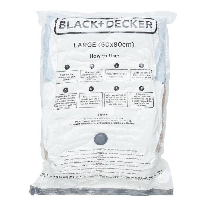 Black & Decker Vacuum Storage Bags Large 3 Pack