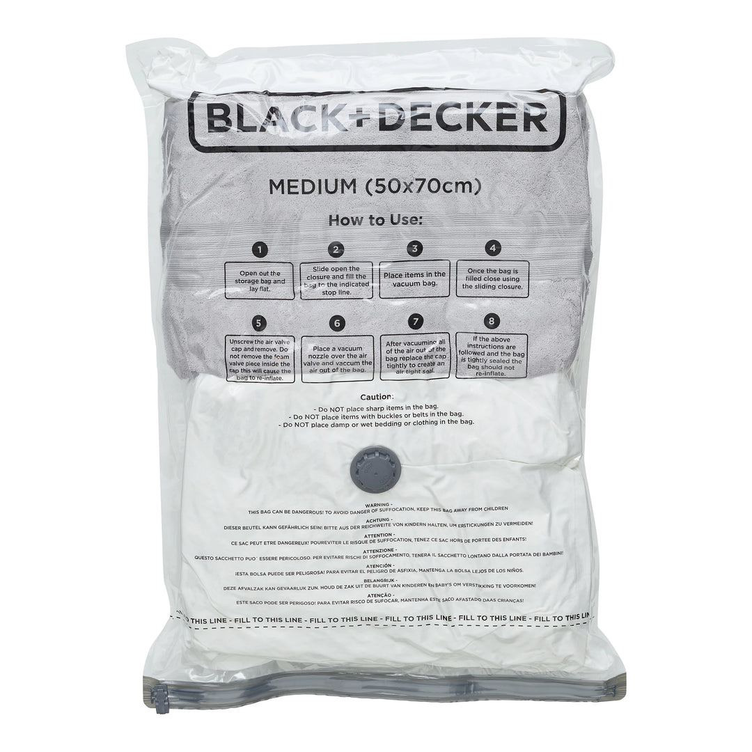 Black & Decker Vacuum Storage Bags Medium 2Pack