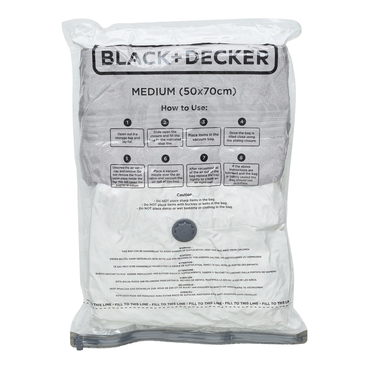 Black & Decker Vacuum Storage Bags Medium 2Pack