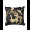 TWO TONE 55X55CM SEQUIN FILLED CUSHION COVER BLK/GOLD