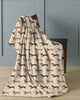 Dachshund Design Super Soft Flannel Blanket Throws 120x150cm