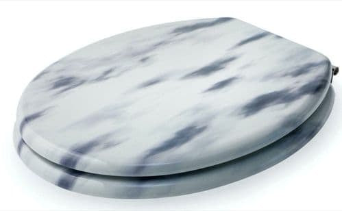 Madison marble effect toilet seat