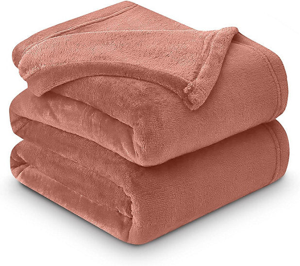 Roll Plain Mink Fur Blanket Throw 150cm x 200cm