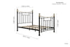 Birlea Bronte Bed (Self Assembly) (DHD)